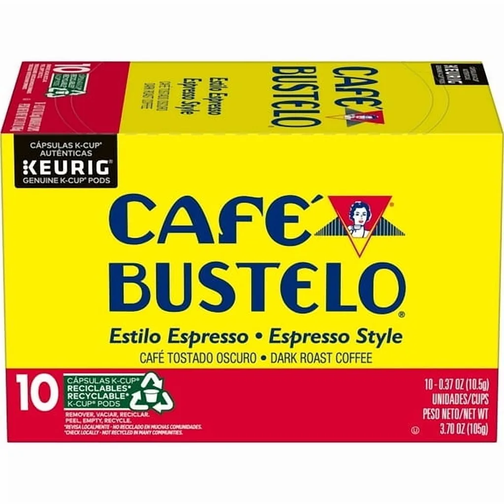 Caf Bustelo Espresso Style Dark Roast Coffee | 12 Keurig K-Cup Pods