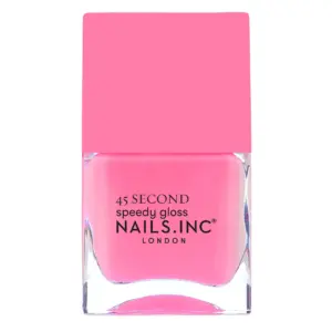 Nails.INC Quick Drying Nail Polish | Taylor | Light Neon Pink | 0.47 fl Ounce