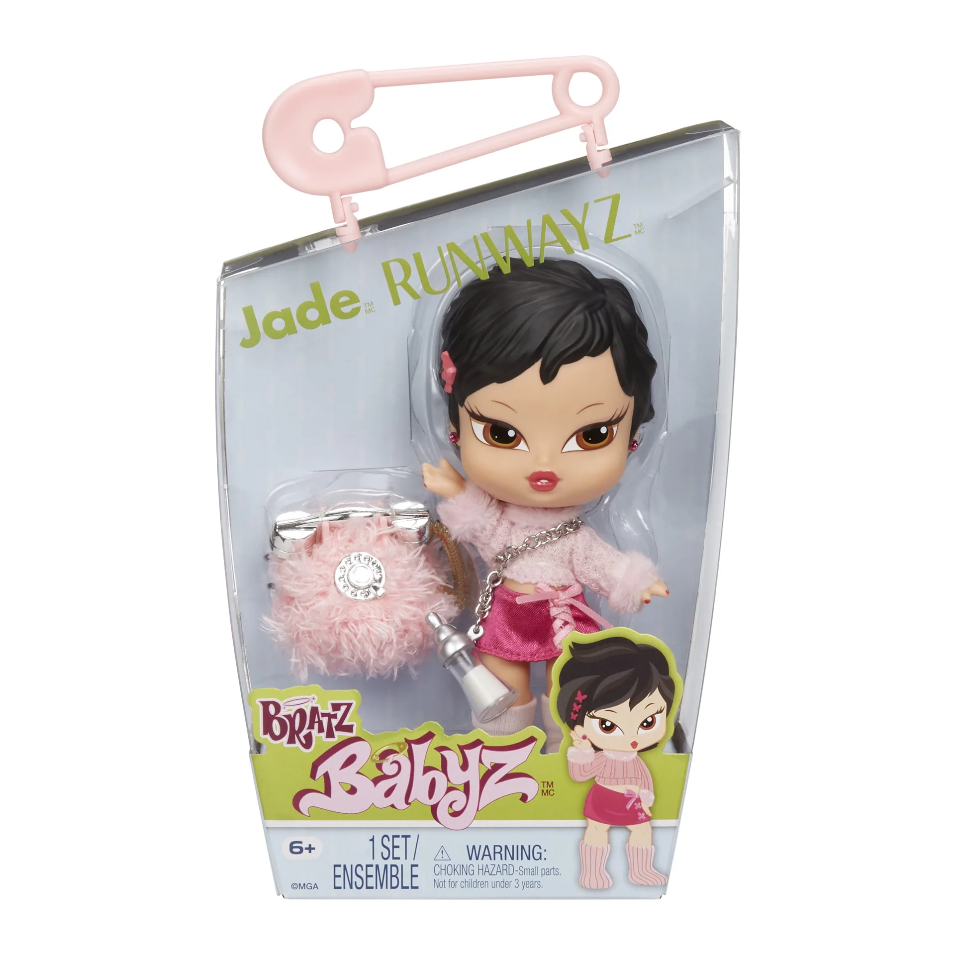 Bratz Babyz Runwayz Jade Collectible Fashion Doll with Real Fashions (Premium Edition)