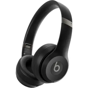 Restored Beats Solo 4 | Wireless Bluetooth On-Ear Headphones | Apple and Android Compatible | Up to 50 Hours of Battery Life | Matte Black | Like New