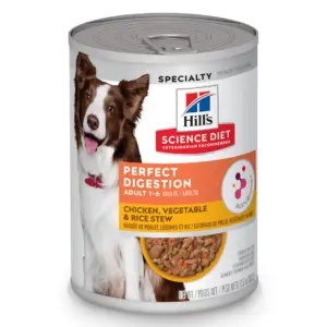 Hill's Science Diet Perfect Digestion Chicken | Vegetable and Rice Stew Wet Dog Food | 12.8oz Can 12pk
