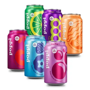 Poppi Prebiotic Soda | Crowd Pleasers Variety | 12 Ounce | 12 Pack Cans | Crowd Pleasers Variety Pack