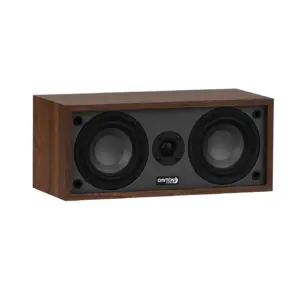 Dayton Audio Classic C40 Center Channel Speaker with Two 4-Inch. Woofers (Oak) | C40Oak