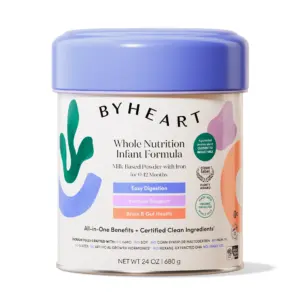 ByHeart Whole Nutrition Powder Infant Formula for 0-12 Months | 24 Ounce Canister | Single