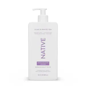 Native Moisturizing Hand and Body Lotion | Lilac and White Tea | Paraben Free | for Women and Men | 16.5 fl Ounce
