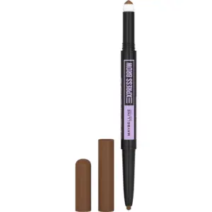 Maybelline Express Brow Maquillaje para Cejas 2 en 1 con Lapiz y Polvo | Marron Suave | Single | Soft Brown