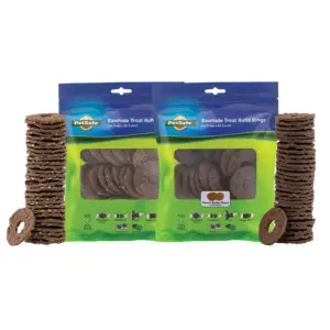 PetSafe Dog Treat Ring Variety Pack for Busy Buddy Toys | 2 Tasty Flavors | 60 Refills | L