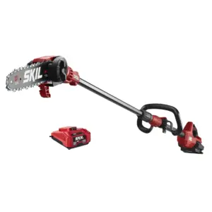 SKIL PS4561C-10 PWR CORE Brushless 40V 10-inch Pole Saw | 10 Foot Extension | 2.5Ah Battery & Charger