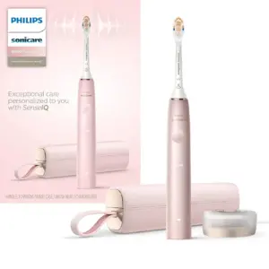 Philips Sonicare DiamondClean Prestige 9900 | Rechargeable Toothbrush with SenseIQ | Pink | HX9990/13