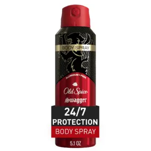 Old Spice Aluminum Free Body Spray for Men | Swagger | 5.1 Ounce