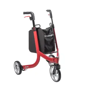Drive Medical Nitro Euro Style 3-Wheel Rollator Rolling Walker (Premium Edition)