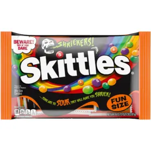 Skittles Shriekers Sour Halloween Chewy Candy Fun Size Bag | 10.72 Ounce