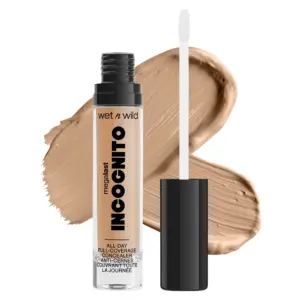Wet n Wild Mega Last Incognito All-Day Full Coverage Concealer Makeup | Medium Golden