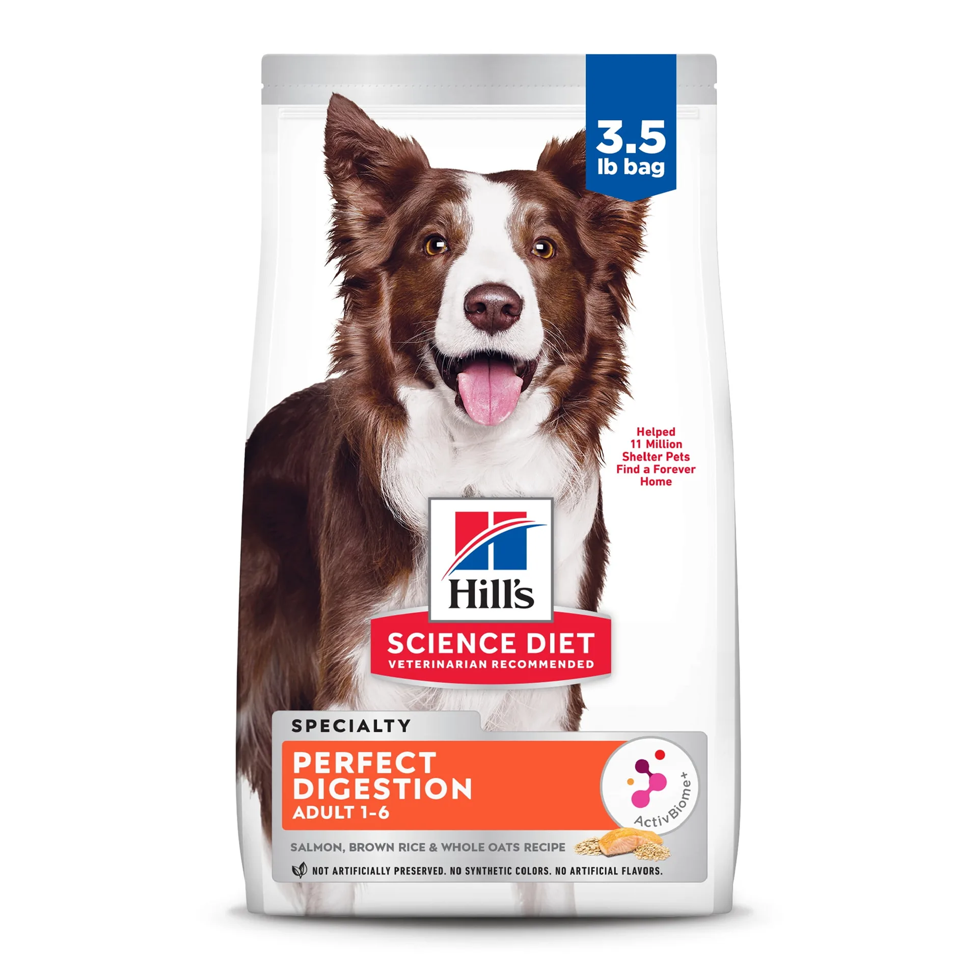 Hill's Science Diet Perfect Digestion Whole Grain Salmon | Oats and Rice Dry Dog Food | 22lb Bag | 22 lbs