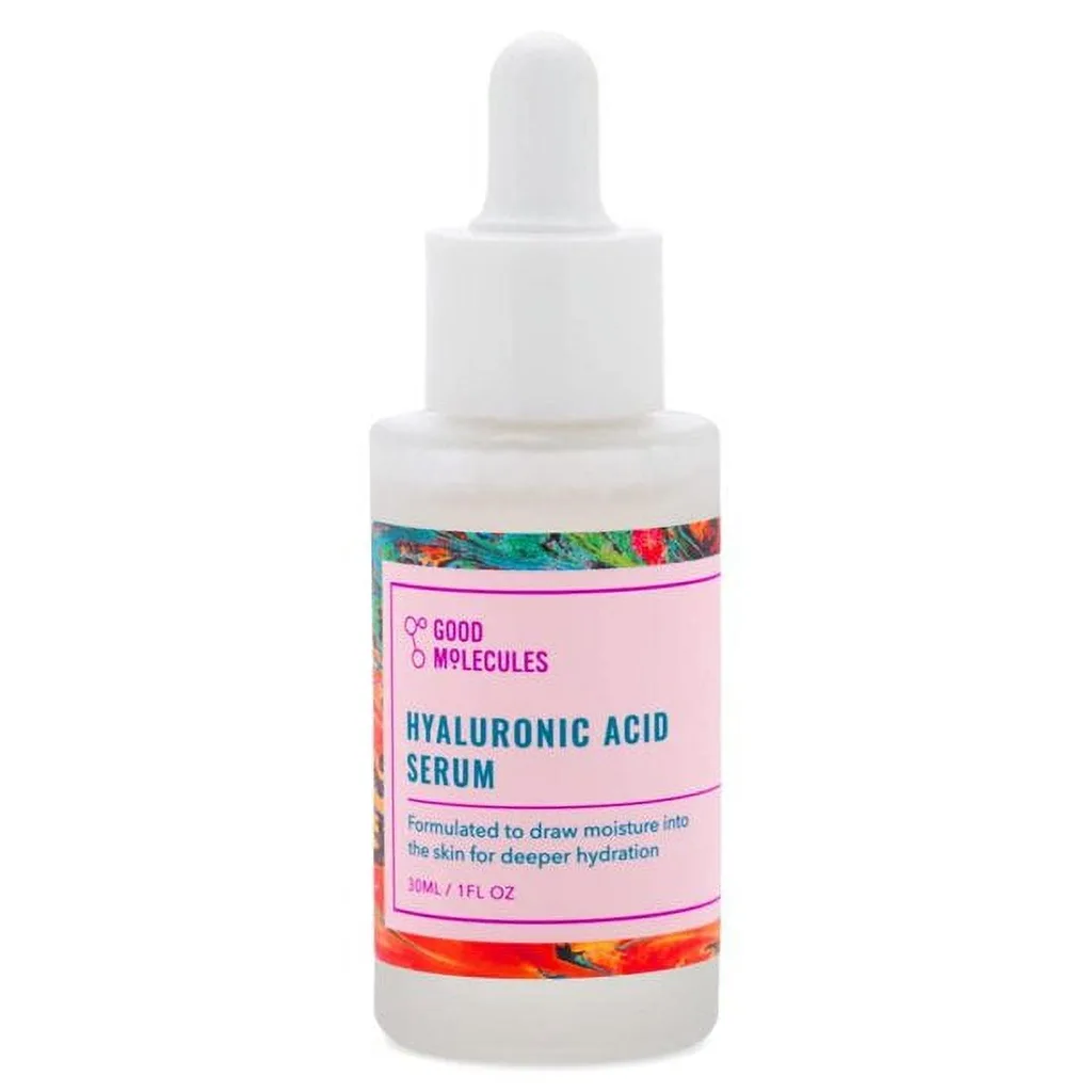 Good Molecules Hyaluronic Acid Serum | Hydrating | Non-greasy formula to Moisturize | Plump | 1% HA | Anti-aging | Water-Based Skincare for Face