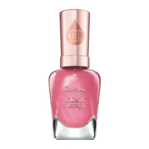 Sally Hansen Color Therapy Nail Color Polish | Lips Tulips | 0.5 fl Ounce | Restorative | Argan Oil Formula | Single
