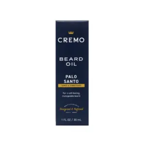 Cremo Beard Oil | Revitalizing Wild Mint | 1 fl Ounce | Restore Natural Moisture & Soften Your Beard To Help Relieve Beard Itch