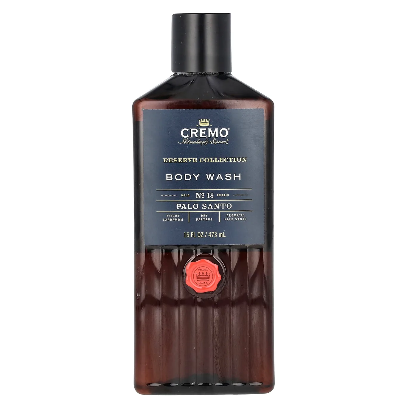Cremo Men's Body Wash | Palo Santo | 16 fl Ounce