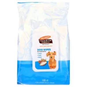 Palmer's Pets Refreshing Wipe for Dogs with Coconut Oil & Vitamin E | 100ct | 1