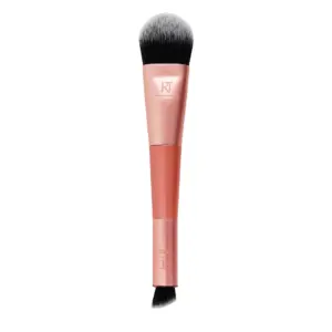 Real Techniques Cover and Conceal Dual Ended Makeup Brush | for Foundation and Concealer | 1 Count