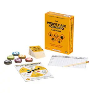 Worst Case Scenario Card Game | Moose Games | Family/Party Game | 3-6 Players | Ages 10+