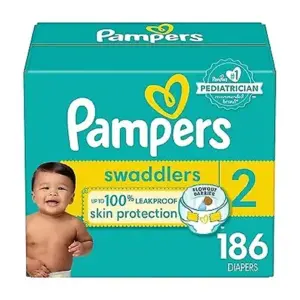 Pampers Swaddlers Diapers | Size 2 | 84 Count | Ultra Soft Disposable Baby Diapers