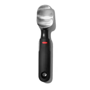 OXO SoftWorks Stainless Steel Curved Head Ice Cream Solid Scoop (Premium Edition)