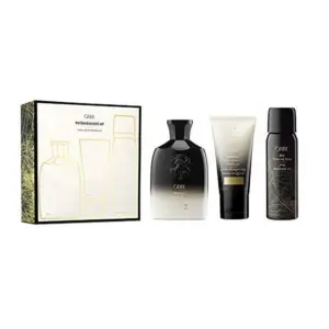 Oribe Gold Lust Repair Shampoo/ Conditioner & Dry Texturizing Spray Travel Kit