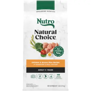 Nutro Natural Choice Adult Dry Dog Food | Chicken & Brown Rice Recipe 5 Lbs