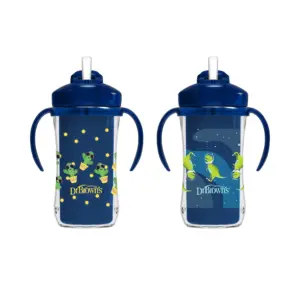 Dr. Brown’s Milestones Hard Spout Insulated Sippy Cup with Handles | Blue | 10oz | 2pk | 12m+