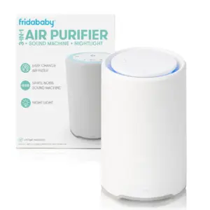 Frida Baby 3 Inch 1 Air Purifier & Sound Machine | HEPA Air Purifier for Allergies | 150 Square Feet