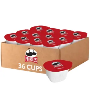 Pringles Potato Crisps Chips | Lunch Snacks | On-the-Go Snacks | Original (36 Cups)