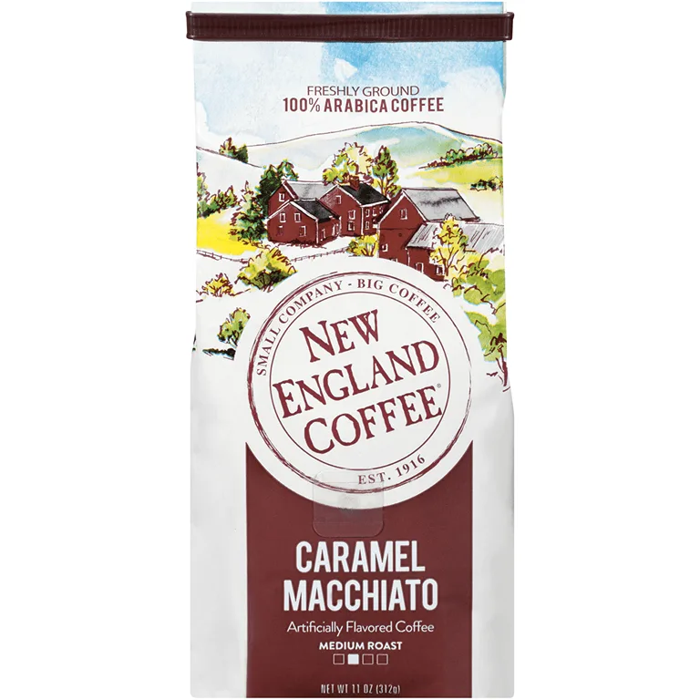 New England Coffee | Caramel Macchiato | Medium Roast | 11 Ounce