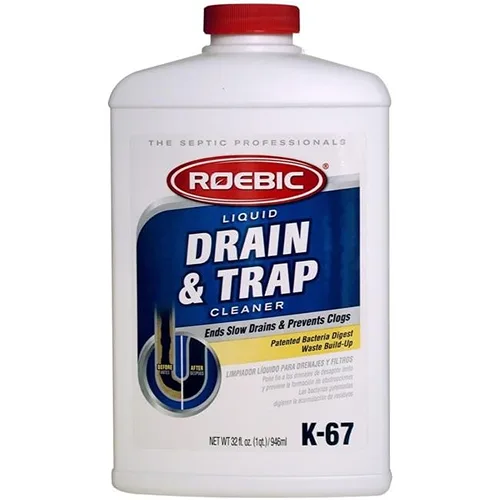 Roebic Laboratories K-67L Liquid Drain Buildup Cleaner (Premium Edition)