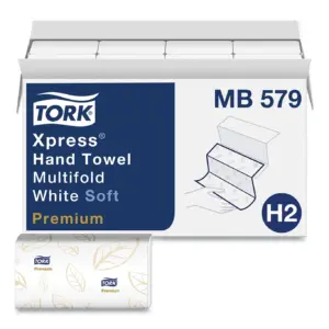 Tork Premium Soft Xpress 3-Panel Multifold Hand Towels Wipes 9.13 x 9.5 | 135/Packs | 16 Packs/Carton