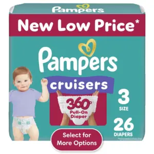 Pampers Cruisers 360 Diapers Size 3 | 26 Count (Select for More Options)