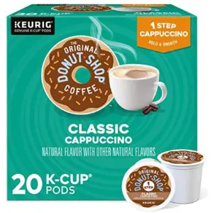 MS Cupable Shop | One Step Classic Cappuccino Flavored K-Cup Coffee Pods | 10 count (Pack of 3)