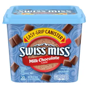 Swiss Miss Milk Chocolate Flavored Hot Cocoa Mix | 22.23 Ounce Canister (5 Pack)
