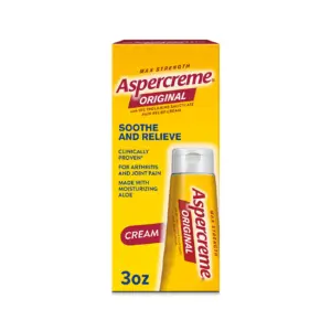 Aspercreme Original Pain Relief Cream with 10% Trolamine Salicylate | 3 Ounce