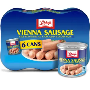 Libby's Vienna Sausages | 10g Protein Per Serving | 4.6 Ounce. Can (Pack of 6)