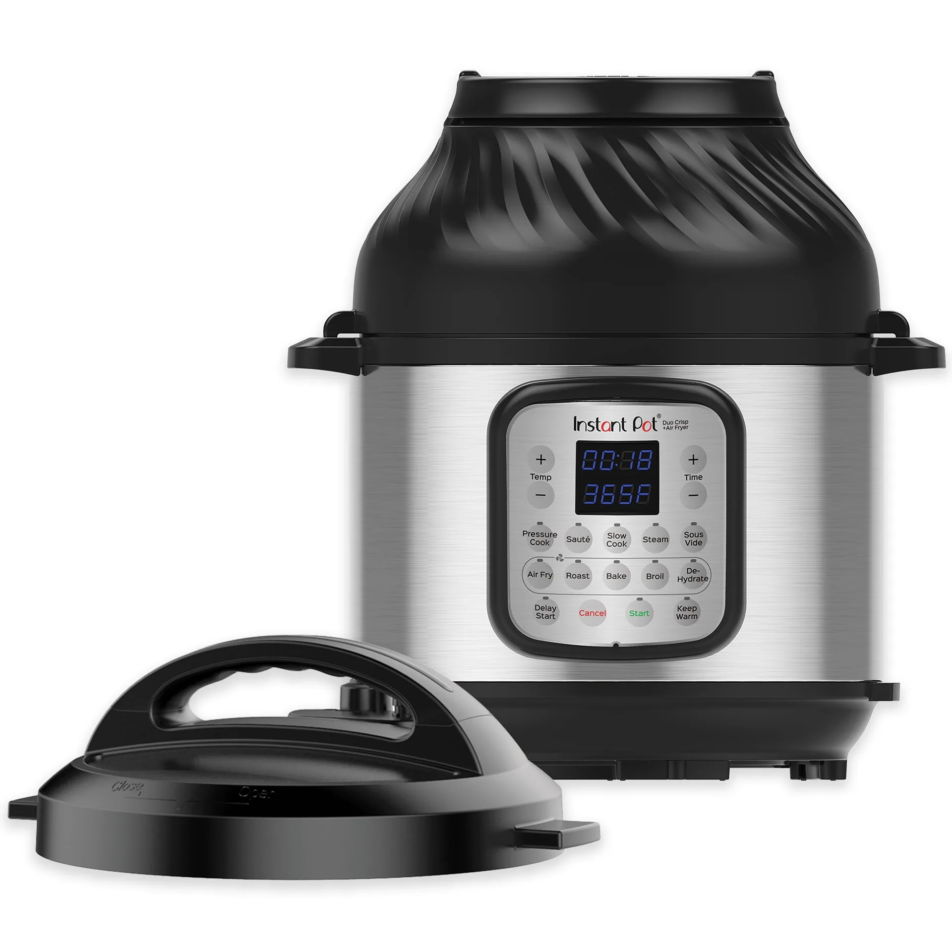 Instant Pot DUOCRISPAF6 Duo Crisp & Air Fryer with Lid | 1 | Silver