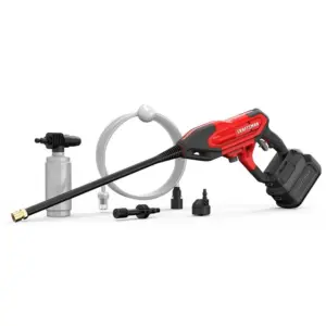 Craftsman V20 350 Psi 0.5 Gpm Battery Powered Cold Water Power Cleaner 2.0 Ah Kit (Premium Edition)