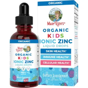 MaryRuth's Zinc Drops | Berry Flavor | 2 Ounce | Immune Health Mineral | Berry (Kids)