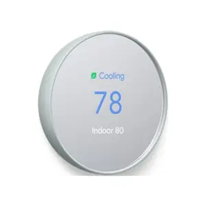 Google Nest Thermostat | Smart Thermostat for Home | Programmable Wifi Thermostat | Snow