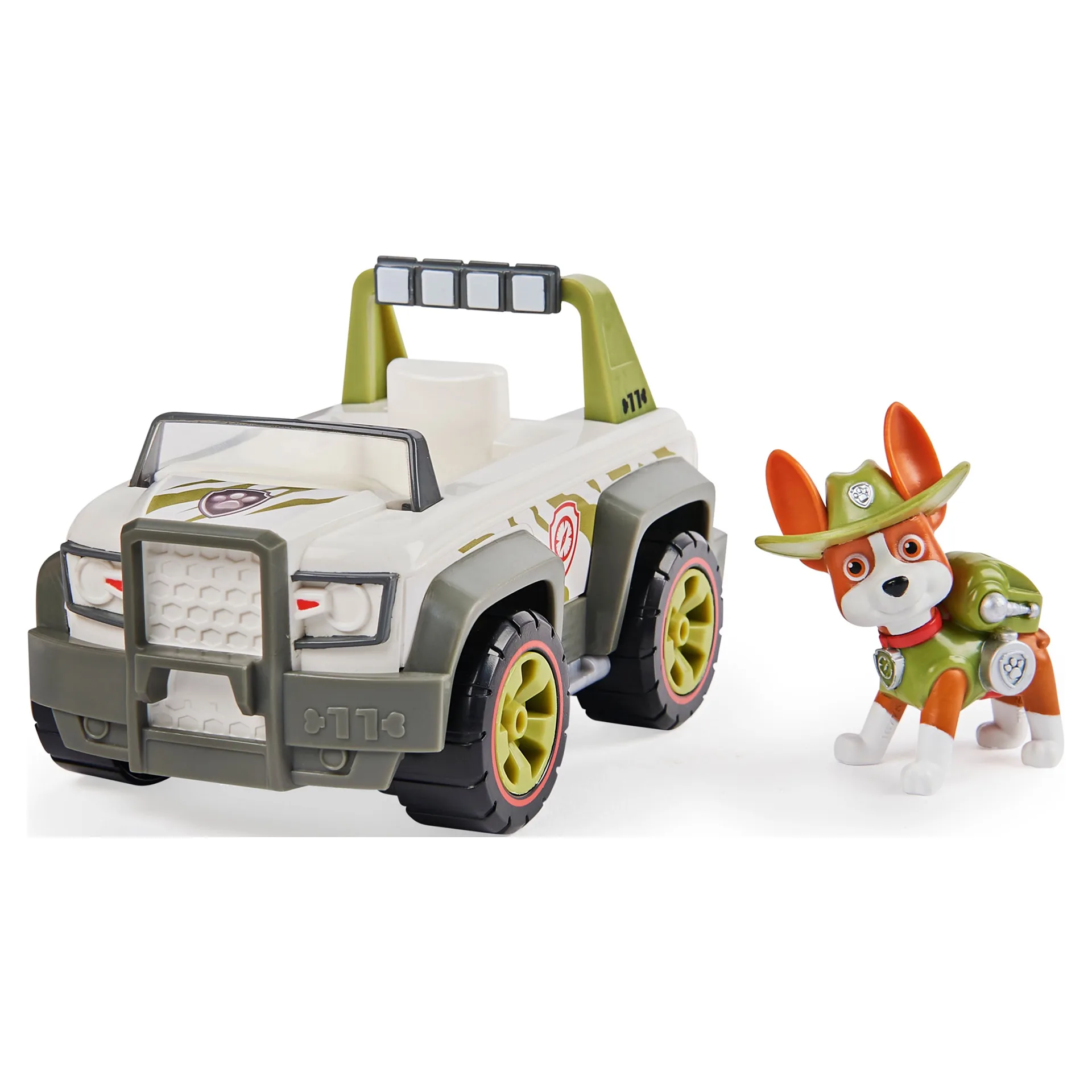 PAW Patrol | Tracker’s Jungle Cruiser Vehicle with Collectible Figure | Multi