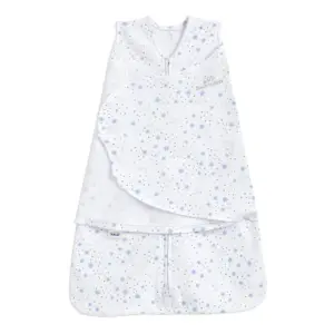 Halo Sleepsack Swaddle | 100% Cotton | Midnight Moons Blue | Infant Boys | Small | 3-6 Months | Small (13-18lb) | midnight moons-blue | S