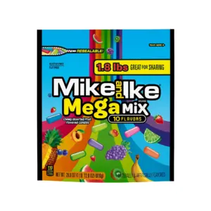 Mike & Ike Mega Mix Chewy Candy | 28.8 Ounce | 1 Count | Single