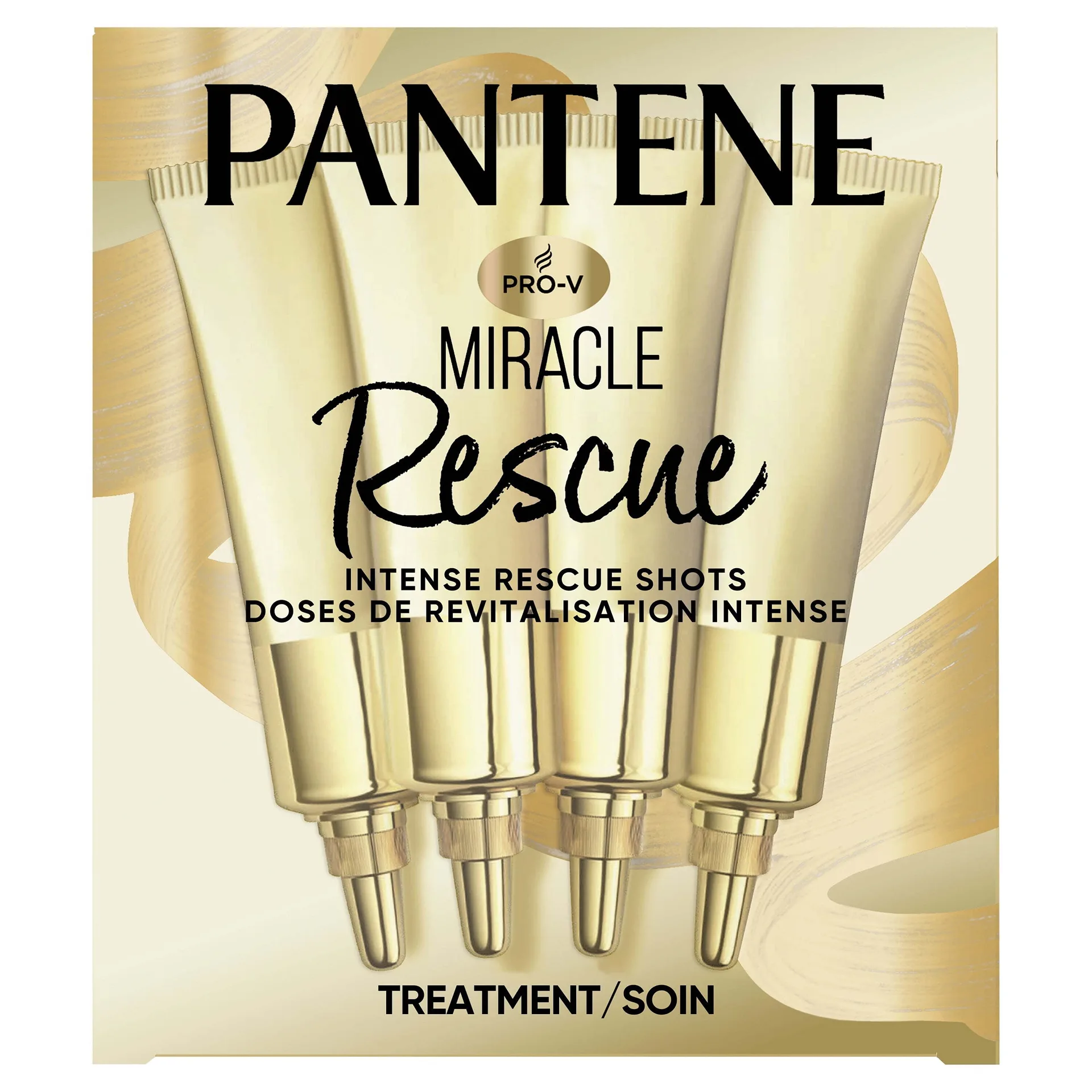 Pantene Intense Rescue Shots | Targets Extreme Damage | Nourishes and Helps Prevent Split Ends | Protects Hair Bonds | 2.0 Ounce