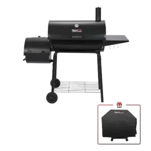 Royal Gourmet 30 CC1830SC Charcoal Grill with Offset Smoker & Cover