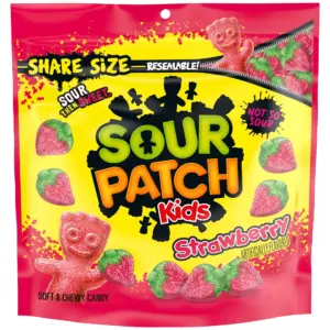 SOUR PATCH KIDS Strawberry Soft and Chewy Candy | Share Size | 12 Ounce